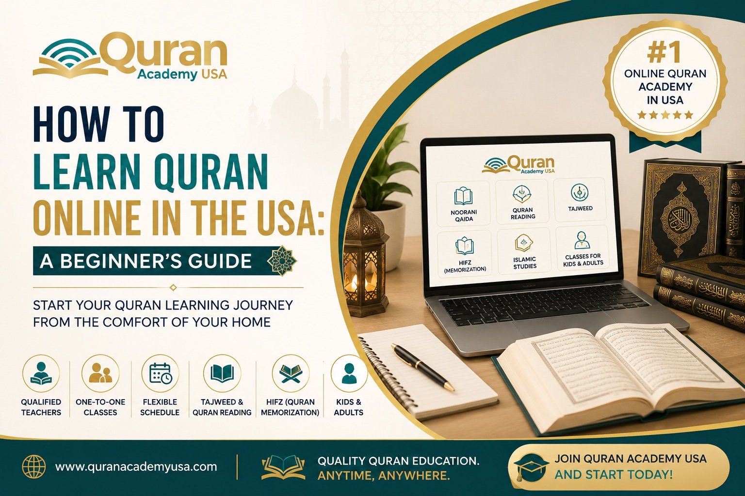 learn Quran online in the USA